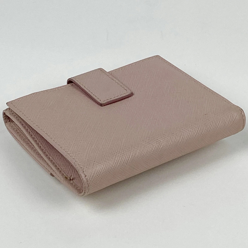 Salvatore Ferragamo Bi Wallet Pink fold Rion Leather Vara